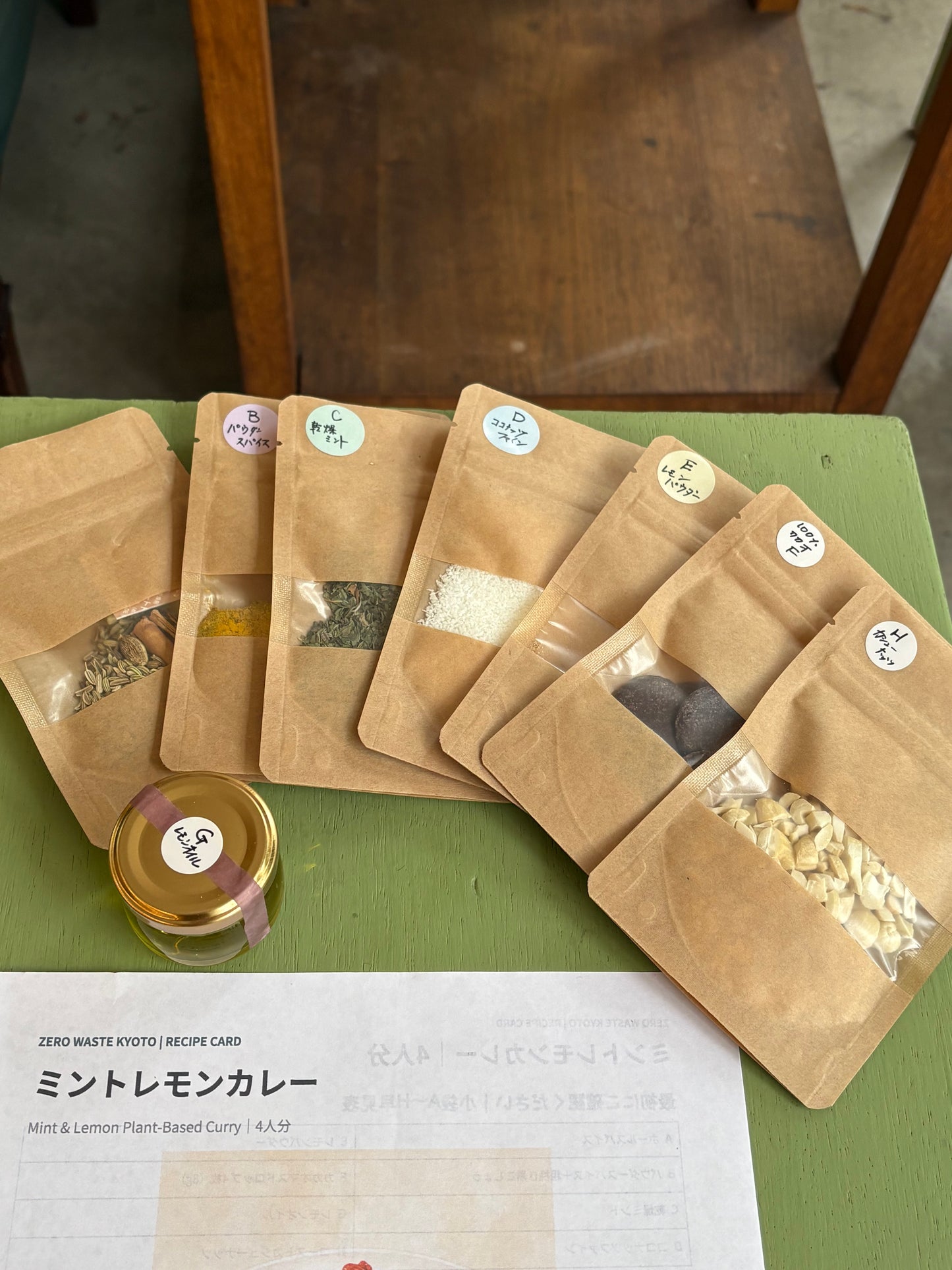 ミントレモンカレー｜4人分 レシピ＋スパイスキット